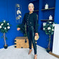 Thelma Military Style Jacket Black
