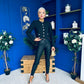 Thelma Military Style Jacket Black