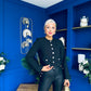 Thelma Military Style Jacket Black