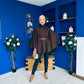 Justine Belted Cape Coco