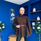 Justine Belted Cape Coco