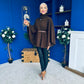 Justine Belted Cape Coco