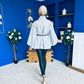 Justine Belted Cape Grey