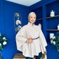 Justine Belted Cape Beige