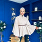 Justine Belted Cape Beige