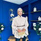 Justine Belted Cape Beige