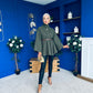 Justine Belted Cape Khaki