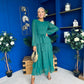 Rosha Layered Occasion Dress Emerald