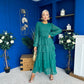 Rosha Layered Occasion Dress Emerald