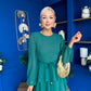 Rosha Layered Occasion Dress Emerald