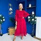 Rosha Layered Occasion Dress Wine