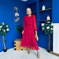 Rosha Layered Occasion Dress Wine