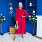 Rosha Layered Occasion Dress Wine