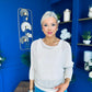 Oprah Loose Knit Top Beige
