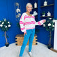 Mallory Chunky Knit Cardi Pink