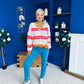 Mallory Chunky Knit Cardi Orange