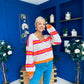 Mallory Chunky Knit Cardi Orange
