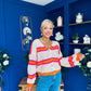 Mallory Chunky Knit Cardi Orange