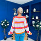 Mallory Chunky Knit Cardi Orange
