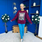 Nessa Detailed Sweatshirt Burgundy