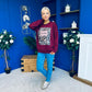 Nessa Detailed Sweatshirt Burgundy