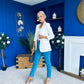 Evelyn Detailed Blazer White