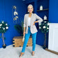 Evelyn Detailed Blazer Taupe