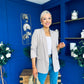 Evelyn Detailed Blazer Taupe