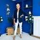 Evelyn Detailed Blazer Black