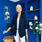 Evelyn Detailed Blazer Black