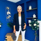 Evelyn Detailed Blazer Black