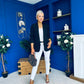 Evelyn Detailed Blazer Black