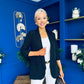 Evelyn Detailed Blazer Black