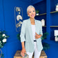 Evelyn Detailed Blazer Sage
