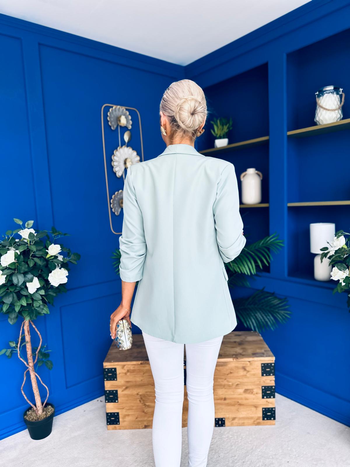 Evelyn Detailed Blazer Sage