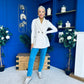 Ruth Longline Gilet Cream