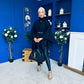 Phoebe Belted Longline Cape Black