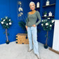 Niamh Long Sleeve Top Khaki