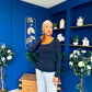 Niamh Long Sleeve Top Navy