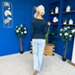Niamh Long Sleeve Top Navy