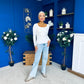 Niamh Long Sleeve Top White