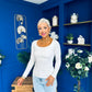 Niamh Long Sleeve Top White