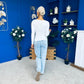 Niamh Long Sleeve Top White