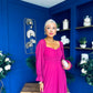 Eire Long Sleeve Midi Dress Berry