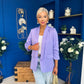 Lydia Detailed Blazer Lilac