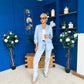 Lydia Detailed Blazer Pwr Blue