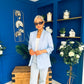 Lydia Detailed Blazer Pwr Blue