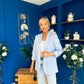 Lydia Detailed Blazer Pwr Blue