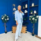 Lydia Detailed Blazer Pwr Blue
