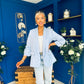 Lydia Detailed Blazer Pwr Blue